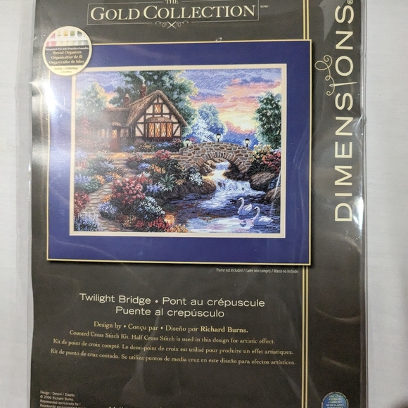 Dimensions Gold Collection Twlight Bridge counted cross stitch kit New - Picture 1 of 8